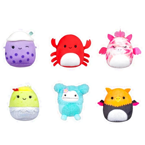 Squishmallows Original Micromallows Plush 6-Pack (Myrna, Henley, Anjara, Carlos, Joelle, Poplina)