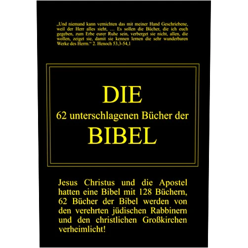 Markus Pilz Die 62 unterschlagenen Bücher der Bibel (German Edition)