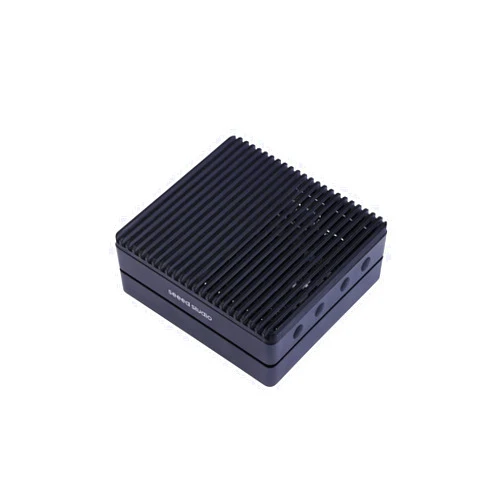 Seeed studio NVIDIA Jetson Nano Edge AI Device - reComputer J1010 Kit, Aluminium Case, Pre-Installed Jetpack System. Mini PC with 0.5 TFLOPs (FP16), Power Supply NOT Included