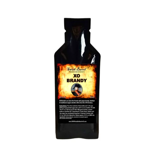 THOUSAND OAKS BARREL XO Brandy Essence | Bootleg Kit Refills | Thousand Oaks Barrel Co. | Gourmet Flavor for Barrel Aged Cocktails Mixers and Cooking | 20ml .65oz Sachet