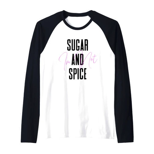 Im Not Sugar and Spice and Everything Nice TShirts I'm Not Sugar and Spice Shirt,Hello Pumpkin It's Fall Y'all Raglan Baseball Tee