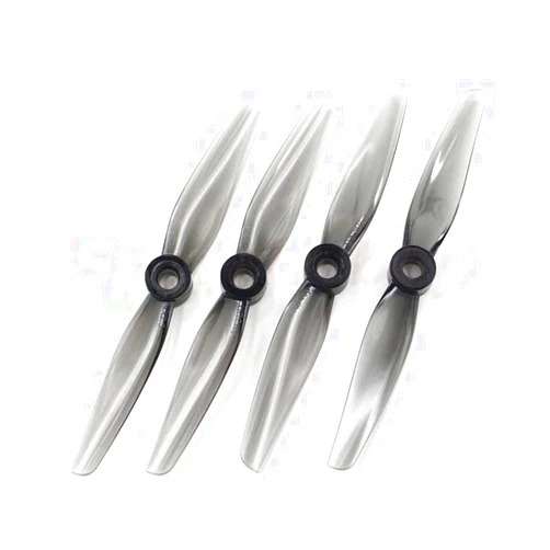 FZLANQ Drone accessories For HQ 2Pairs Durable Prop 4X2.5 4025 Grey CW CCW Poly Carbonate Propeller 4 inch 2-blade 5mm Shaft 1.7g For RC FPV Quadcopter Drone Replaceable accessories ( Color : 2Pairs 4X2.5 5M