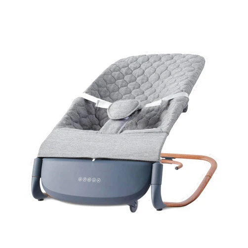 VaVaSoo 2-in-1 Auto Baby Rocker & Toddler Chair (up to 40 lbs), Dual Powered (Type-C or Battery), Motion Sensing Electric Rocking Adjustable Support Bar for Stationary Seat, Music & Timer