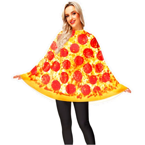 Magrank Womens Watermelon Poncho Summer Party Costume Outfits