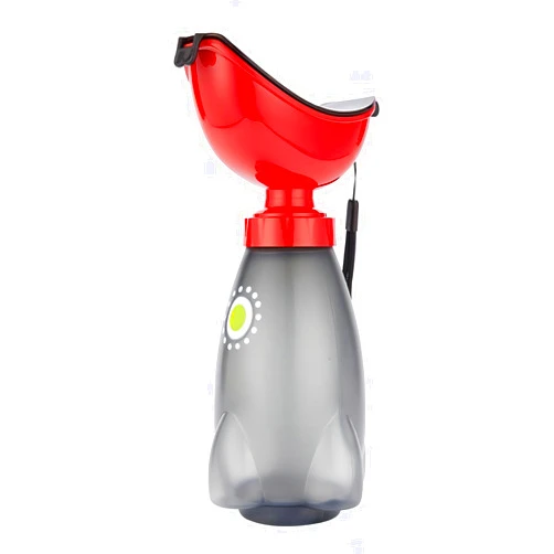 GREATLINK Travel Potty, Portable Leakproof Urinal Emergency Toilet Pee Bottle Cup Jar for Toddlers Kids Baby Boys and Potty Pee Training for Outdoor Car Travel Road Trip Camping Park Beach(1 PC Red)