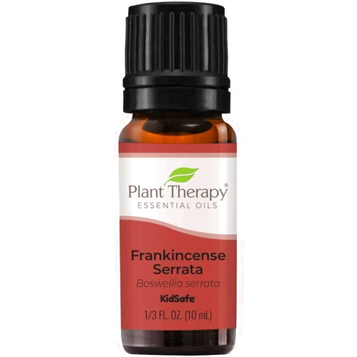 Plant Therapy Frankincense Serrata Essential Oils 100% Pure, Undiluted, Natural Aromatherapy, Frankincense Oil for Diffuser, Skin, Massage, & Joint Health, Therapeutic Grade 10 mL (1/3 oz)