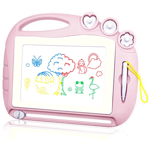 AiTuiTui Magnetic Drawing Board Toddler Toys for Girl Gifts, Erasable Doodle Sketching Writing Pad Travel Games for Kids in Car, Early Education Learning Skill Development Toys for Toddlers
