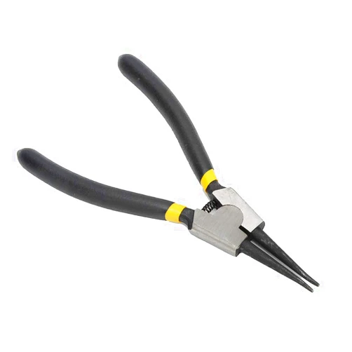 Acouto Circlip Plier Diagonal Tool Carbon Steel for Car Wire Cable Cutting (Kawang pliers-curved)