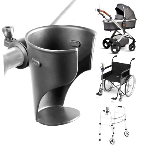 Delta Cycle & Home DELTA Bicycle Drink Holder Holdits Grande Black