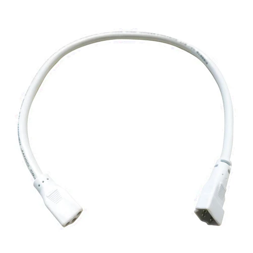 Tianyoelec 6-inch Connector Linking Cable for LED Under Cabinet Lighting Fixtures, White, LJP0150