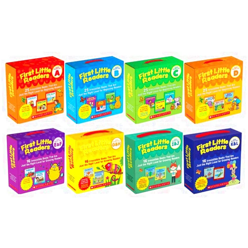 By Liza Charlesworth (Author) Scholastic First Little Readers 8 Parent Packs Complete Set - Guided Reading Level A, B, C, D, E&F, G&H, I&J, K&L