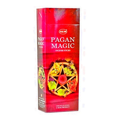 HEM Pagan Magic - Box of Six 20 Stick Tubes, 120 Sticks Total - HEM Incense