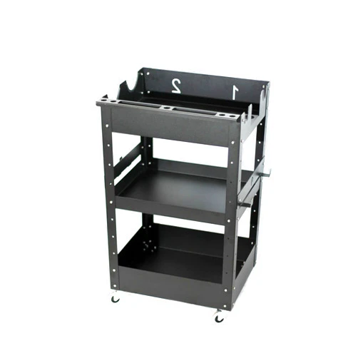 Clean Garage Poka Premium Detailing Trolley Pro | 3 Level Detail Cart on Wheels