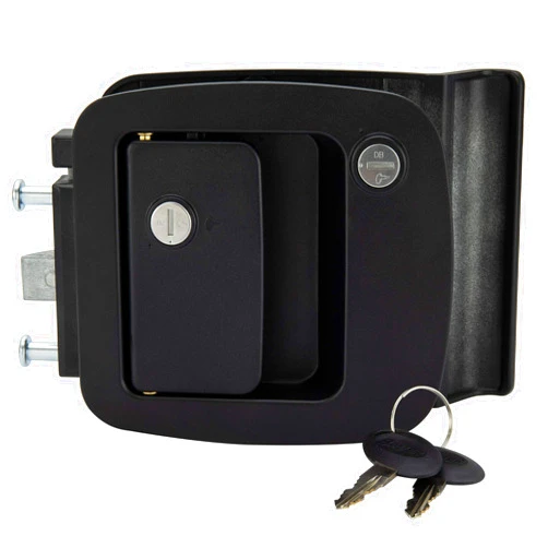 RecPro RV Entrance Door Lock BP-12RV 2-Pin Safety Lock | Camper Door Lock | Fifth Wheel Entry Door Lock
