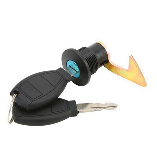 Yctze Universal Scooter Fitting Tail Lock Aluminum Plastic for Motorcycle Storage Trunk (C hook)