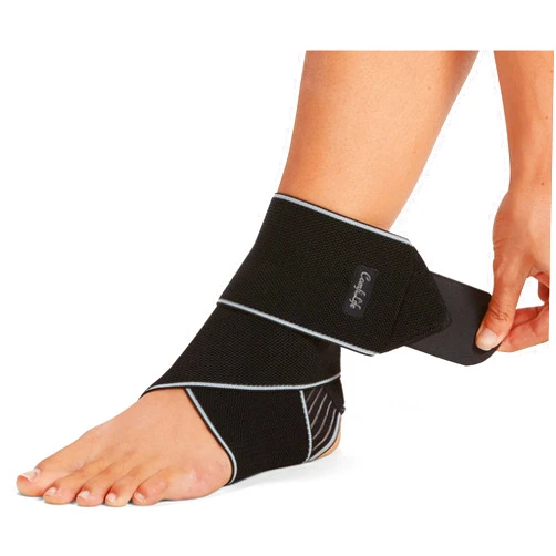 ComfiLife Ankle Brace for Men & Women, Orthopedic Brace - Adjustable Compression Wrap, Ankle Sleeve for Plantar Fasciitis, Tendinitis, Sprain, Swelling, Minor Sprains, Sports, Breathable, One Size