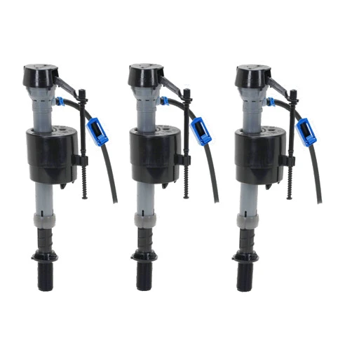 Fluidmaster 400A133 Premium Filling Valve Universal High Performance Toilet Fill Valve - 3 Pack