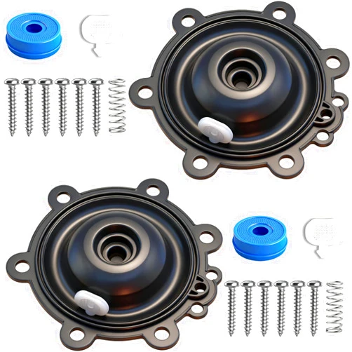 FRUSSONIA 2-Pack Irrigation Valve Diaphragm Replacement Kit for RainBird CP, CPF, DV, DVF, DAS, ASVF Series Valves, Durable Buna-N Rubber, Crack & UV Resistant