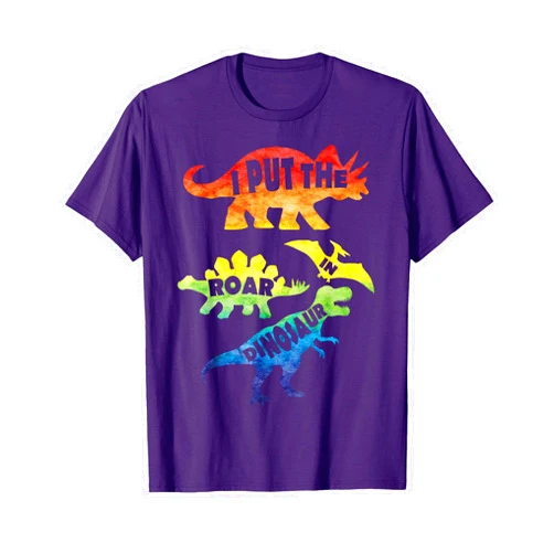 Funny T-Rex & Dinosaurs lovers I Put The Roar in Dinosaur | funny T-Rex & Dinosaurs lover T-Shirt