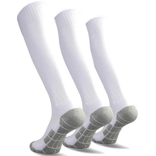 CWVLC Soccer Socks (1/3/5 pairs) Team Sport Knee High Socks for Adult Youth Kids