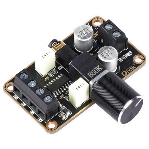 DROK Audio Amplifier Board, 5W+5W Mini Amplifier Board PAM8406 DC 5V Digital Stereo Power Amp 2.0 Dual Channel Class D Amplify Module for Speaker Sound System DIY