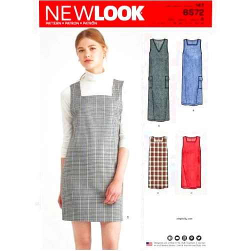 New Look Sewing Pattern, Paper, White, Size 36-48