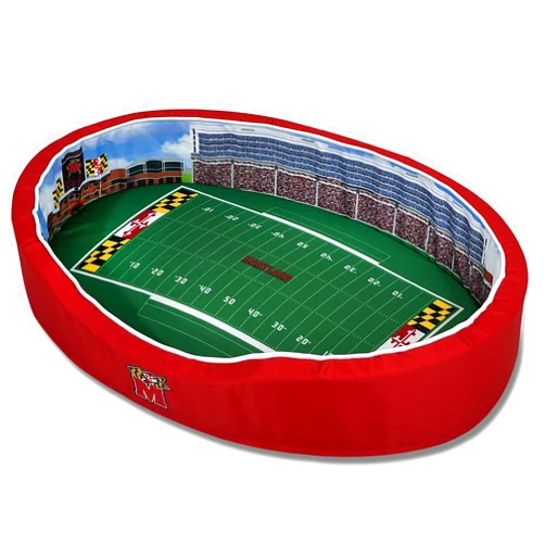 StadiumSpot Maryland Stadium Dog Bed - Officially Licensed, Patented Design - Made from Durable, Eco-Friendly Materials - Small, Medium, and Large Bed Sizes (Medium)