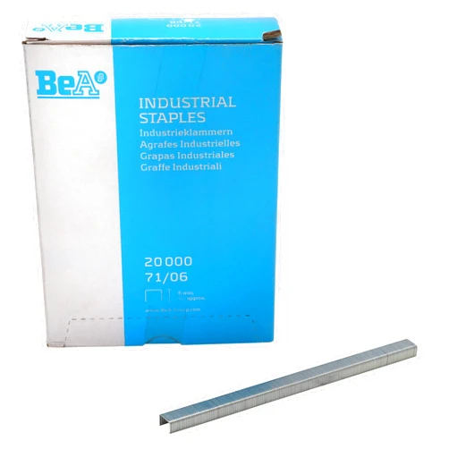 Bry-Tech BEA BeA 15400625 Series 71/06 Galvanized Steel Staples 1/4