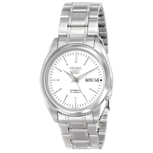SEIKO Men's Year-Round Automatic Watch with Stainless Steel Strap, Silver, 20 (Model: SNKL41K1)