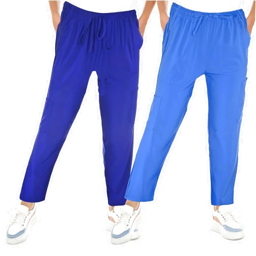 JEFFRICO Scrubs for Women Straight Leg Cargo Pants Lightweight Slim Fit 4 Way Stretch Soft Scrub Pants