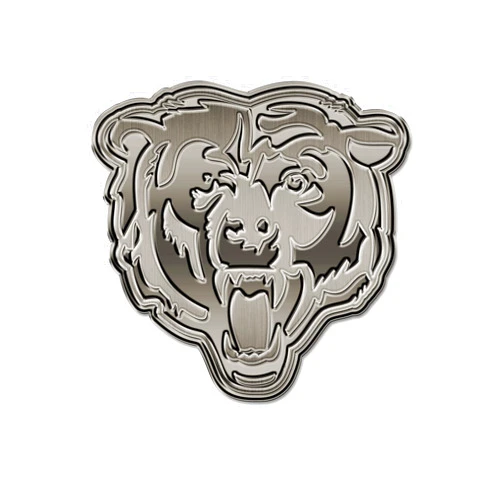 Rico Industries NFL Football Standard Oval Antique Nickel Auto Emblem for Car/Truck/SUV