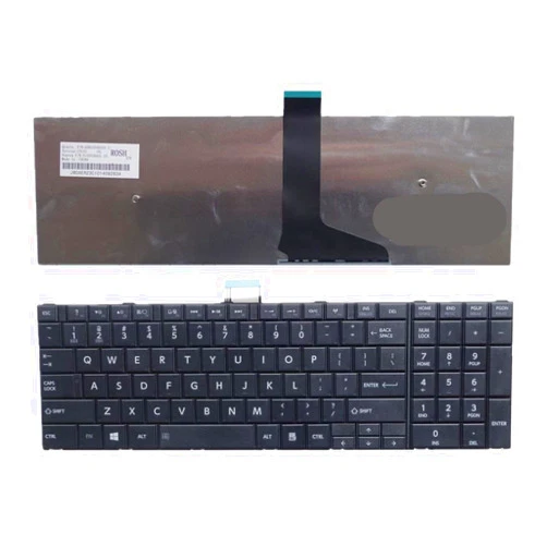 Cuiying Replacement Laptop Keyboard for Toshiba Satellite C55 Series, US Layout, Black Color, Micro USB, Ergonomic, 104 Keys