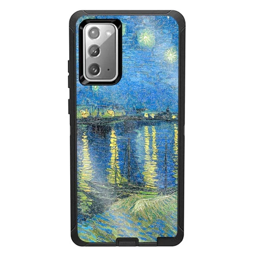 MIGHTY SKINS MightySkins Glossy Glitter Skin for OtterBox Defender for Samsung Galaxy Note20 5G - Over The Rhone | Protective, Durable High-Gloss Glitter Finish | Easy to Apply and Change Style | Made in The USA