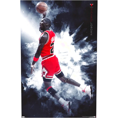 Trends International Michael Jordan - Burst Wall Poster, 22.37