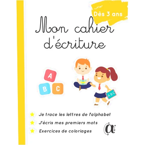 French Edition by J'aime Apprendre (Author) Mon cahier d'écriture: Apprendre à écrire l'alphabet en cursive. Tracer les lettres et écrire mes premiers mots. A partir de 3 ans (French Edition)
