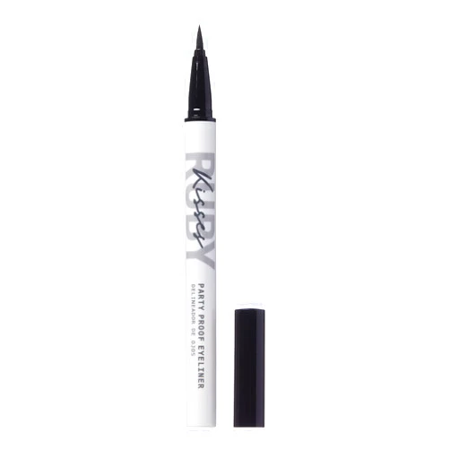 Ruby Kisses Party Proof Eyeliner, Pastel Colors Premium Felt-tip Waterproof Long-lasting Eyeliner (Pitch Black)