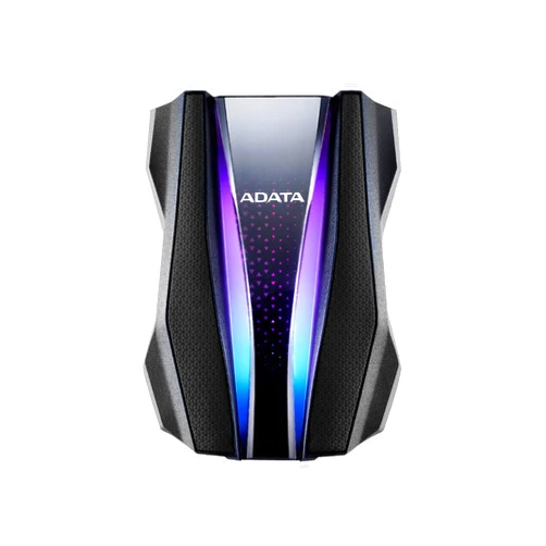 ADATA HD770G 2TB RGB USB 3.2 IP68 Waterproof Dropproof Dustproof External HDD Black (AHD770G-2TU32G1-CBK)