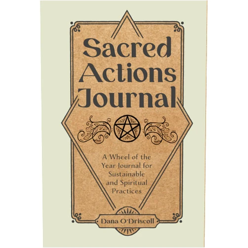 By Dana O'Driscoll (Author) Sacred Actions Journal: A Wheel of the Year Journal for Sustainable and Spiritual Practices