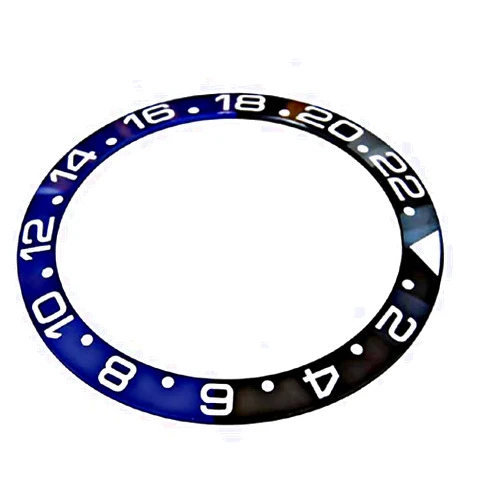 TIME WARRIOR Road Warrior Bezel Insert Ceramic Compatible with Submariner for 40MM Watch Case and GMT Bezel 40mm case