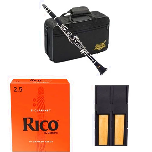 Jean Paul USA CL-300 Student Clarinet with Rico Reeds and Reed Guard