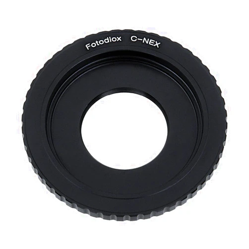 Fotodiox Lens Mount Adapter Compatible with C-Mount CCTV/Cine Lenses on Select Sony E-Mount Cameras