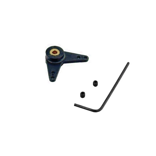Gracilaria 1PC RC Boat Nylon Rudder Steering Arm with 3mm Shaft Hole Rudder Arm Adapter for RC Ship DIY Model Boat Parts (L Style Arm)