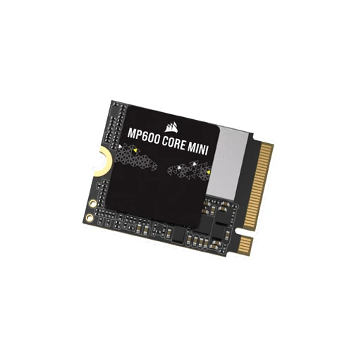 Corsair MP600 CORE Mini 2TB M.2 NVMe PCIe x4 Gen4 2 SSD – M.2 2230 – Up to 5,000MB/sec Sequential Read – High-Density QLC NAND – Great for Steam Deck, ASUS ROG Ally, Microsoft Surface Pro – Black
