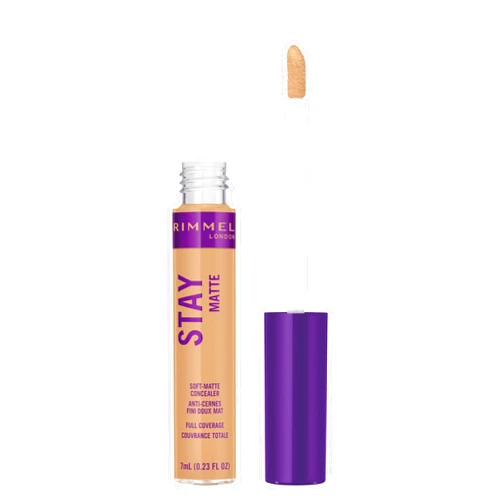 Rimmel London Stay Matte - 142 Linen - Concealer, 24-Hour Wear, Shine Control, Fights Free Radicals, 0.23oz