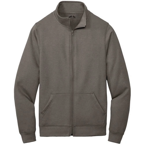 Joe's USA Men's Fleece Cadet Collar Full Zip Sweatshirts in S-4XL