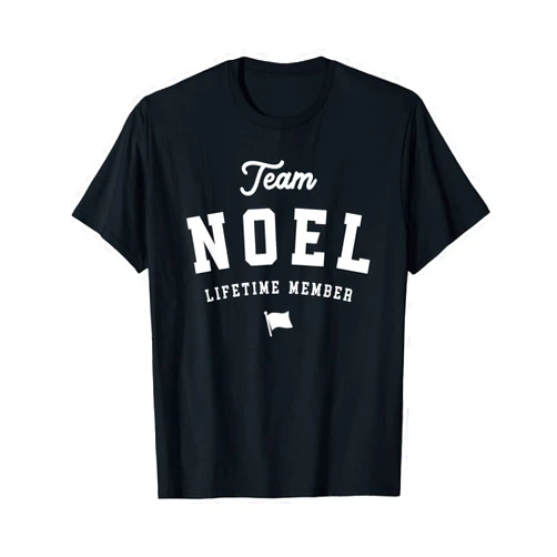 Noel Personalized Name Apparel Cld Team Noel Lifetime Member Funny Name Noel T-Shirt