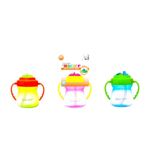 Junior Macare Silicone Straw Sipper 6 months+ (Pink)