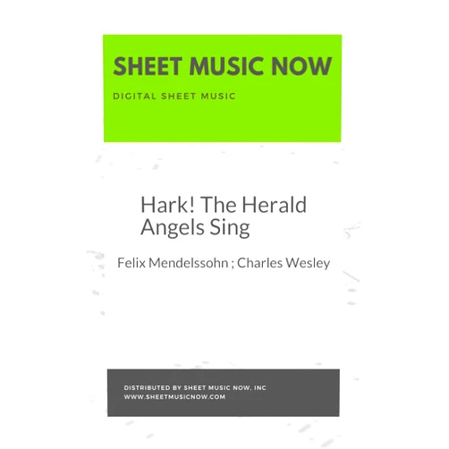 By Felix Mendelssohn (Author), Charles Wesley (Author) Format: Kindle Edition Hark! The Herald Angels Sing
