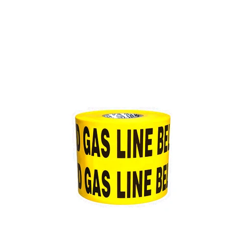 Presco Underground Non-Detectable Tape: 6 in. x 1000 ft. (Yellow with Black 
