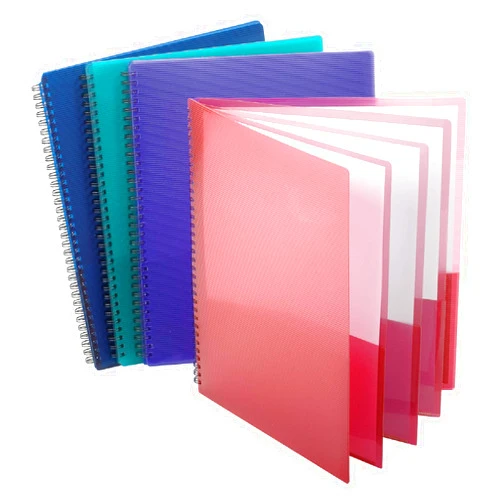 Oxford Esselte Oxford Poly 8-Pocket Folder - Letter Size - 9.1 x 10.6 x 0.4 (Colors may Vary)